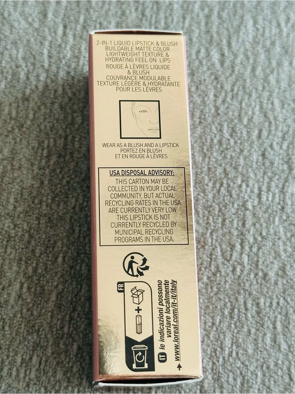 Valentino Liquirosso 2 in 1 Soft Matte Liquid Lipstick & Blush in Roman Grace